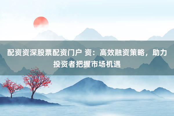 配资资深股票配资门户 资：高效融资策略，助力投资者把握市场机遇